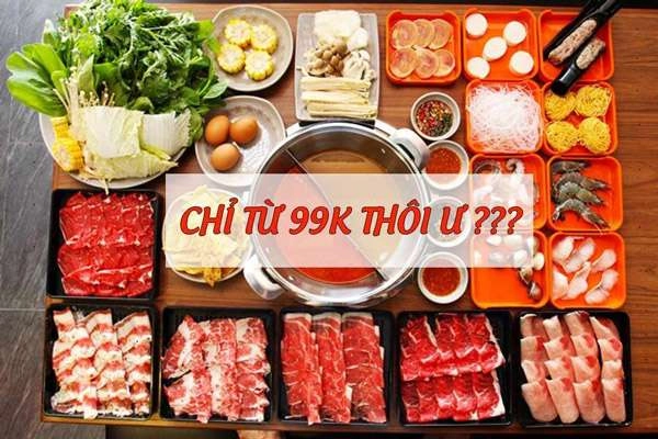 5 địa điểm quán ăn Buffet lẩu 99k Cầu Giấy