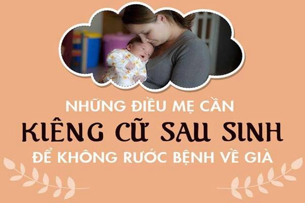 1001 điều kiêng cữ sau sinh mổ nhất định mẹ phải nhớ