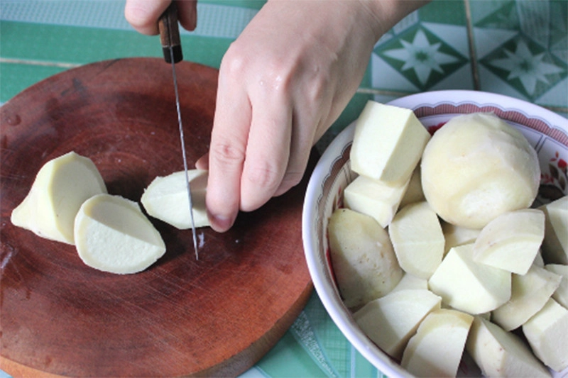 Sườn non chặt miếng vừa ăn