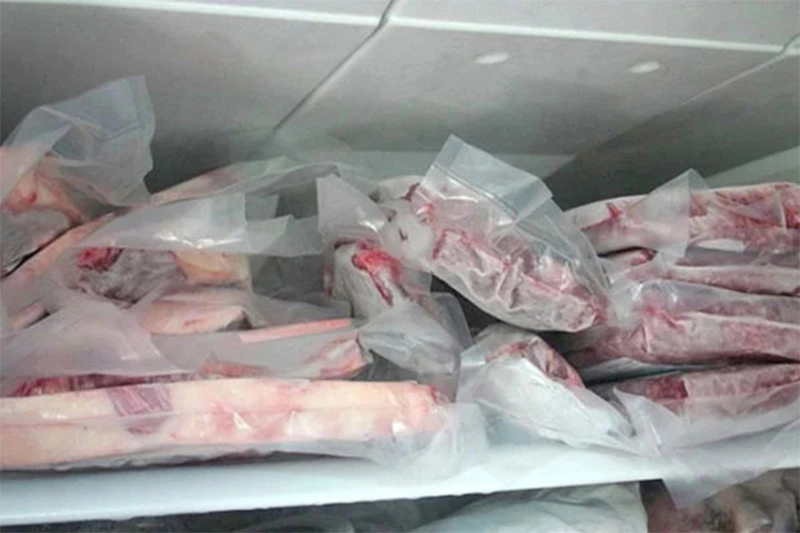 Bảo quản thịt bò trong tủ đông thời gian 3 đến 6 tháng