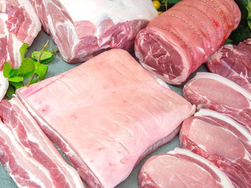 Thịt lợn - thực phẩm phổ biến trong bữa ăn hàng ngày