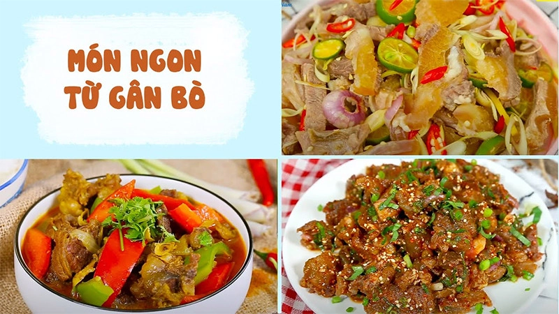 Gân bò có thể chế biến được nhiều món ăn hấp dẫn