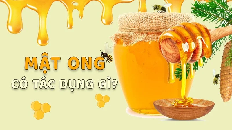 Mật ong có nhiều lợi ích với sức khỏe