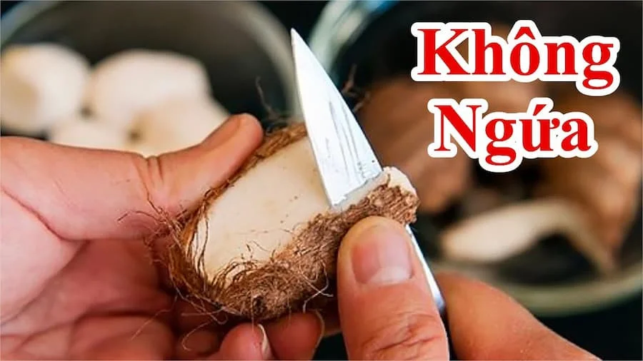 Mẹo gọt khoai không bị ngứa