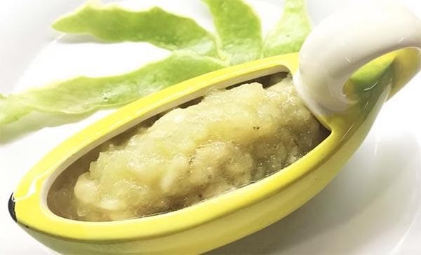 món ăn làm từ hoa quả cho bé ăn dặm
